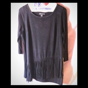 INC top with tassels